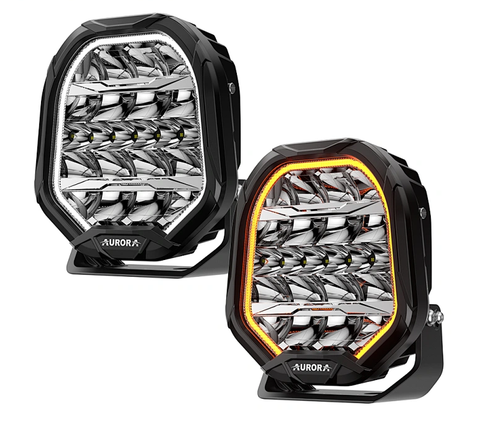 LED DRIVING LIGHTS 9 inch Dual Colour IP Rated pair